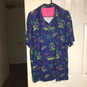 Birdie Bound Novelty print Polo Golf shirt. very Popular.